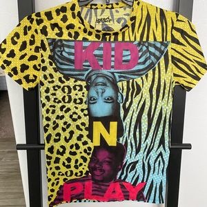 Animal print Kid n Play graphic tee